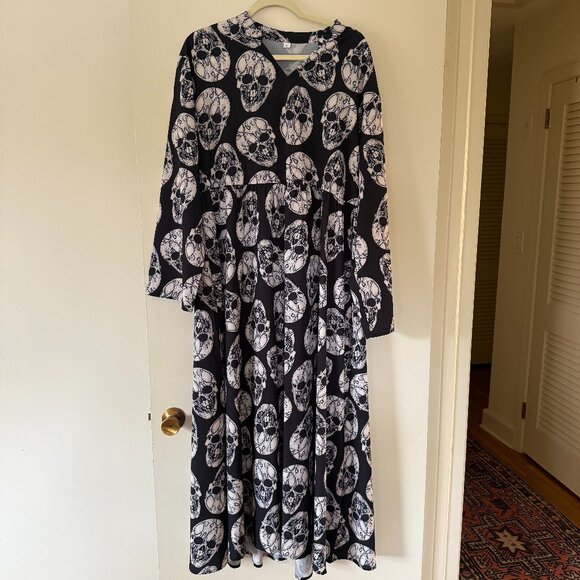 No Brand Dresses & Skirts - Maxi Skull Dress